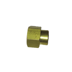 BRASS CONNECTOR 1/2F x 1/4F